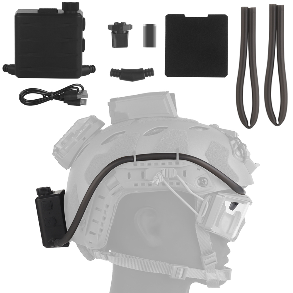 Anti Pollution Mask - 戦術的なゴーグルデフォッガーデフォッギングファン曇り止めキットエアガン射撃モトクロス登山保護メガネスキーマスク