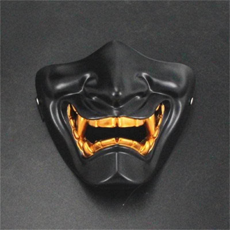 Respirator Half Face - ハロウィーンのコスプレ用のソフト保護マスク,ハーフフェイス,日本の悪魔のようなマスク,女性用の保護