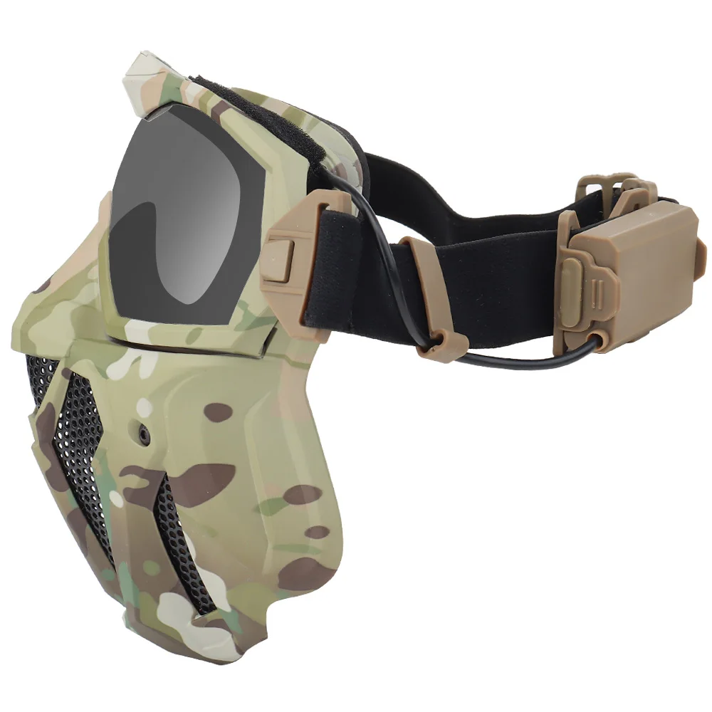 Anti Pollution Mask - エアソフト戦術フェイスマスク,通気性,防曇,保護,狩猟,射撃,軍事