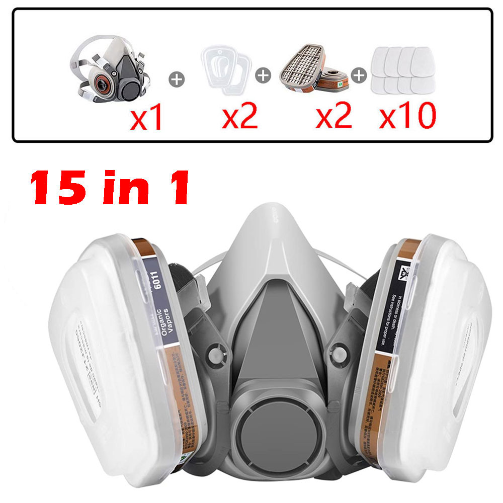 Face Mask Storage Box - ガスマスク 6200 セット車両塗装スプレーカートリッジボックス 6001/6002 有機酸蒸気 5N11