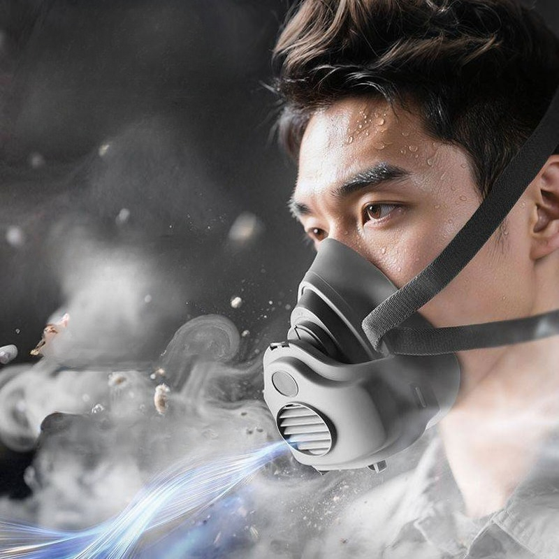 Respirator Half Face - ハウスクリーニング作業安全ゴムマスク綿フィルターハーフフェイス防塵マスク防塵マスク防塵カーペンタービルダー研磨用