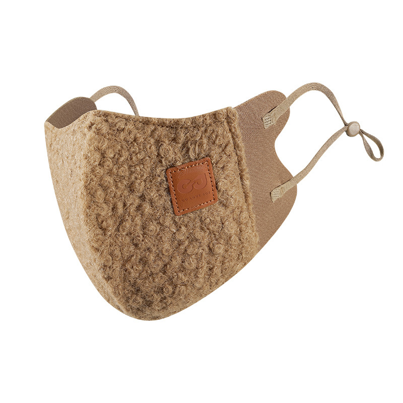Cloth Face Mask Washable - 冬用ベルベット暖かいマスク立体顔小型高価値サイクリング防風顔保護屋外旅行防寒マスク