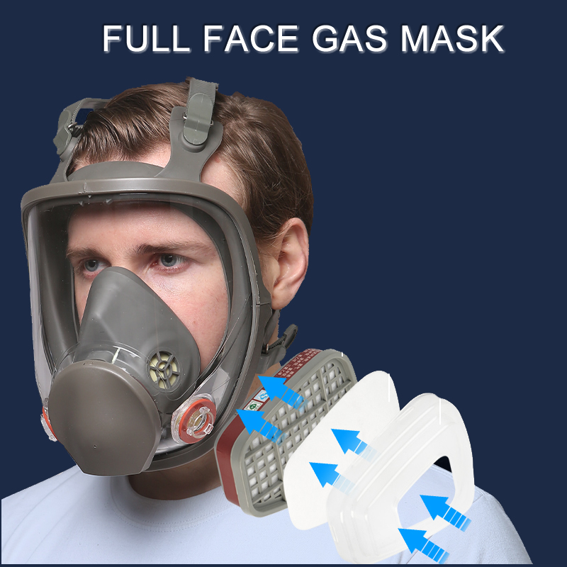 Dust Mask Construction - デュアルフィルターレスピレーター,6800,防塵マスク,スプレーペイント,研磨,安全作業