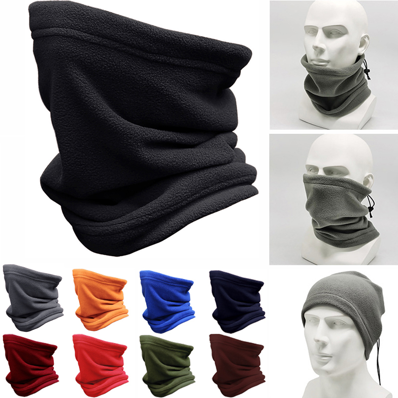 Respirator Half Face - 男性と女性のためのサーマルフリースネックゲートル、チューブスカーフ、ハーフフェイスマスク、フェイスカバー、耐寒性、キャンプ、スキー、スノーボード、冬