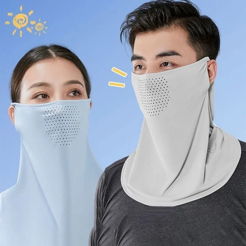 メンズ・レディース兼用 アイスシルク UVカット 日焼け止め - Sports Mask Breathable のレビューと価格