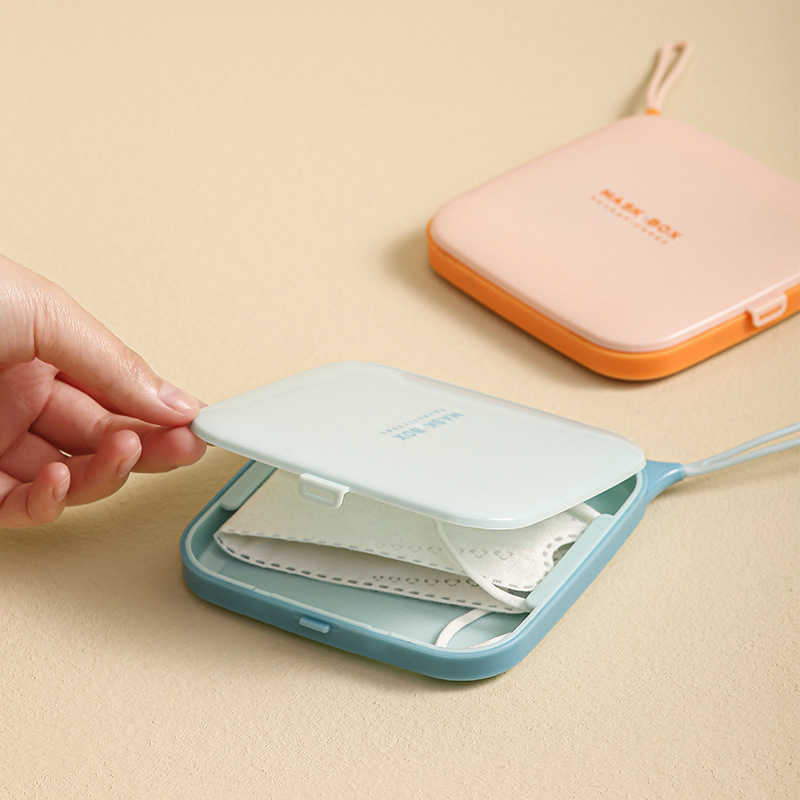 1PC マスク収納袋防塵再利用可能なマスク保存バッグホルダー - Face Mask Storage Box のレビューと価格