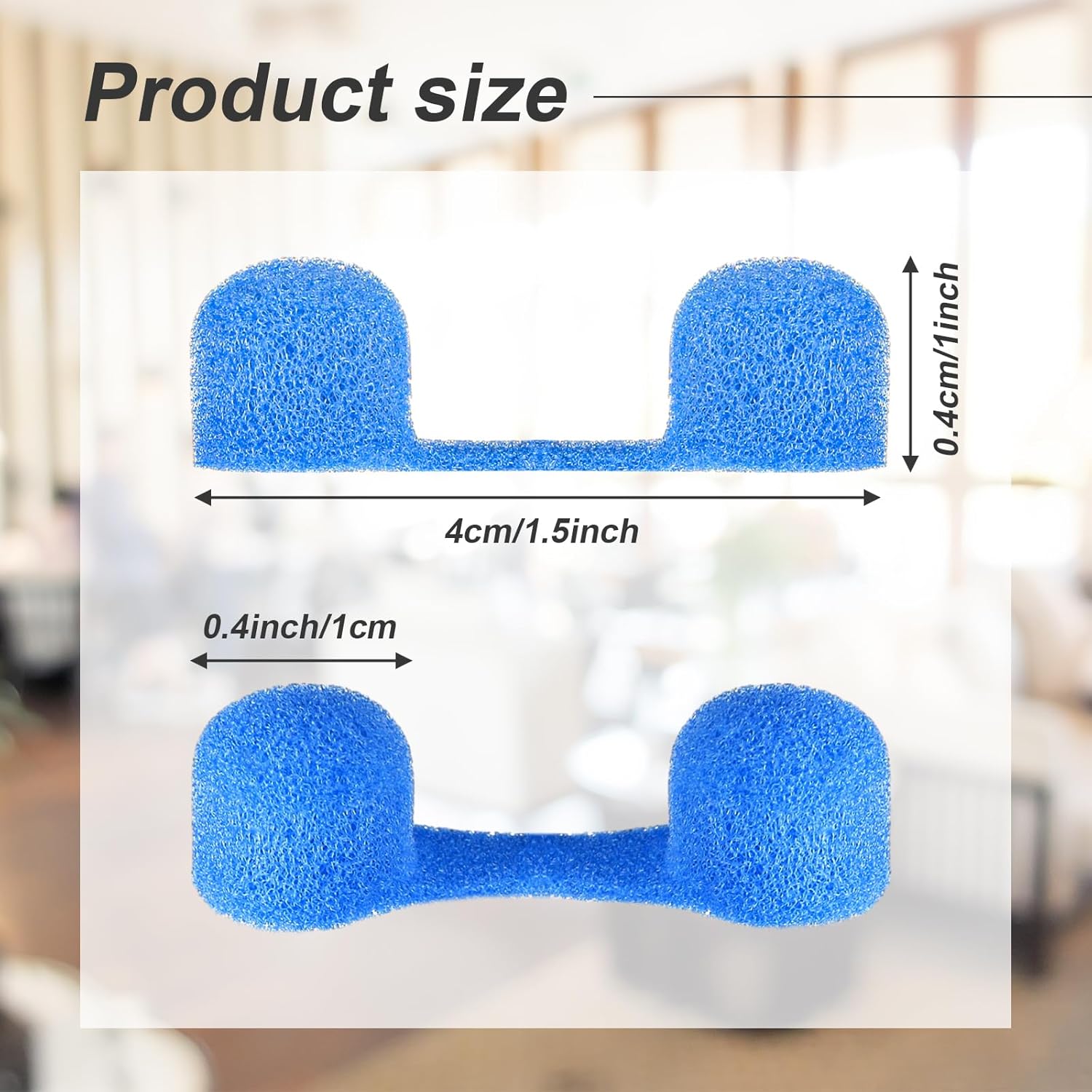 ブルー使い捨てスポンジ鼻フィルター ソフト防塵鼻栓 花粉ヘイ - Anti Pollution Mask のレビューと価格