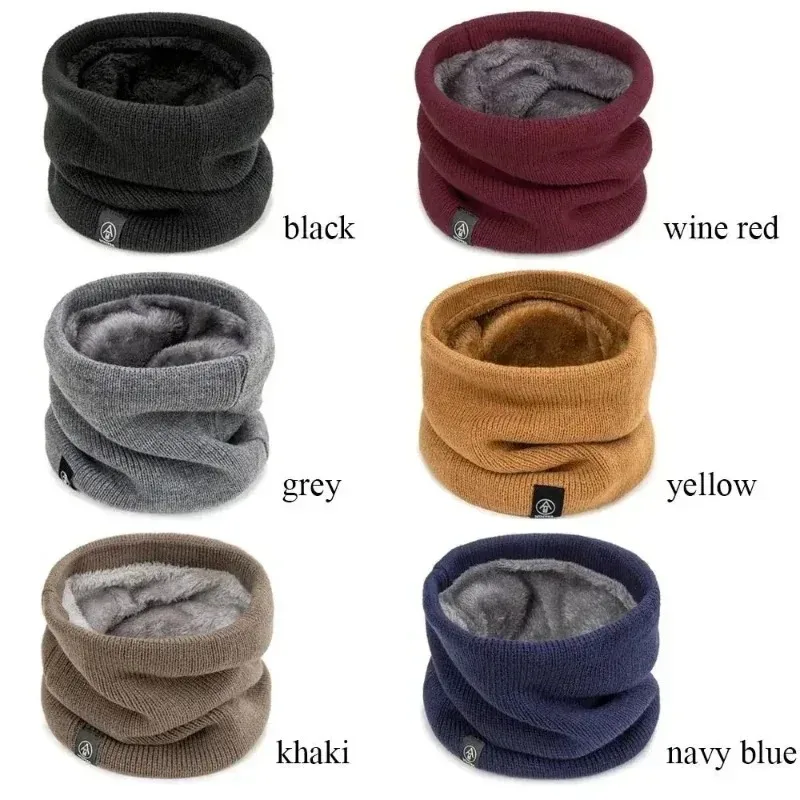 1-5 個ニットネックウォーマースポーツスカーフ厚くて柔らか - Neck Gaiter Face Cover のレビューと価格