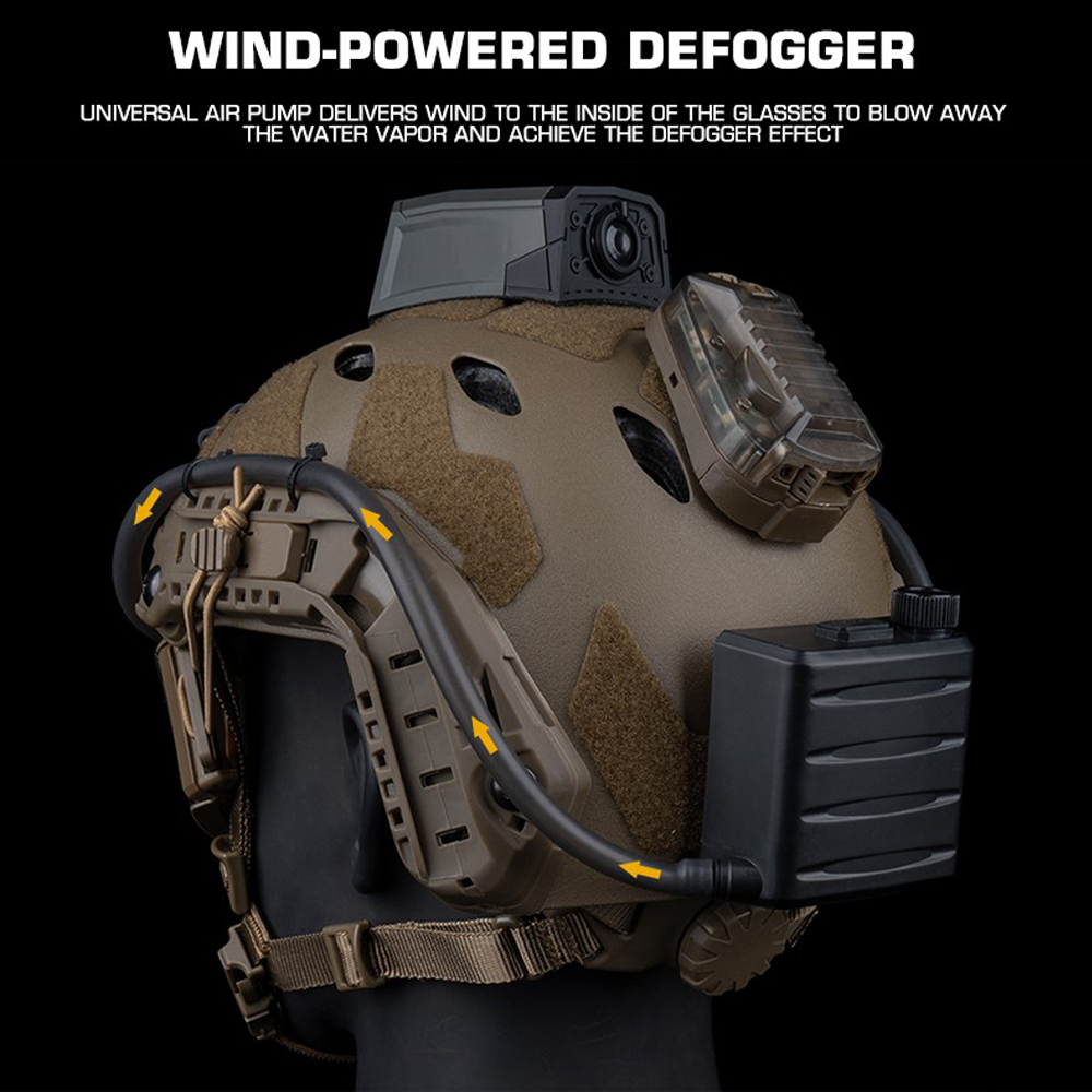 戦術的なゴーグルデフォッガーデフォッギングファン曇り止めキッ - Anti Pollution Mask のレビューと価格