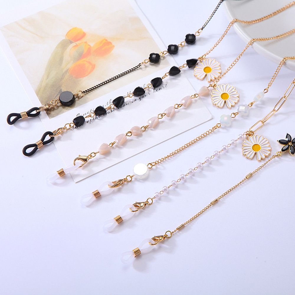 女性用サングラスチェーン,ファッショナブルなアンチロスチェー - Mask Chain Holder のレビューと価格