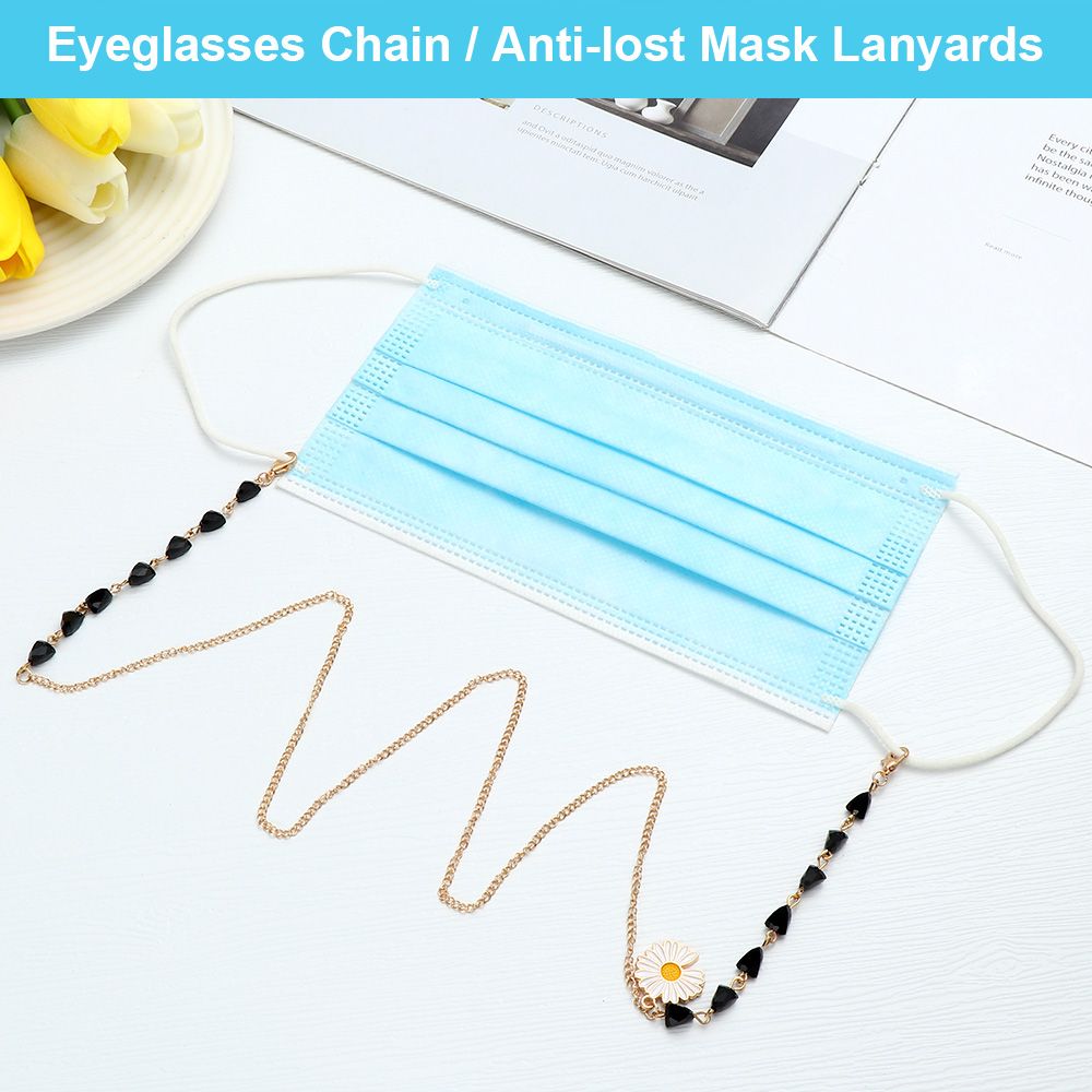 女性用サングラスチェーン,ファッショナブルなアンチロスチェー - Mask Chain Holder のレビューと価格