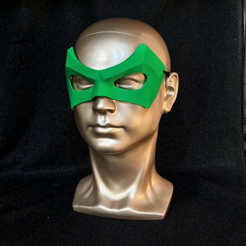 アニメスーパーヒーローグリーンコスプレアイマスク PLA 大 - Respirator Half Face のレビューと価格