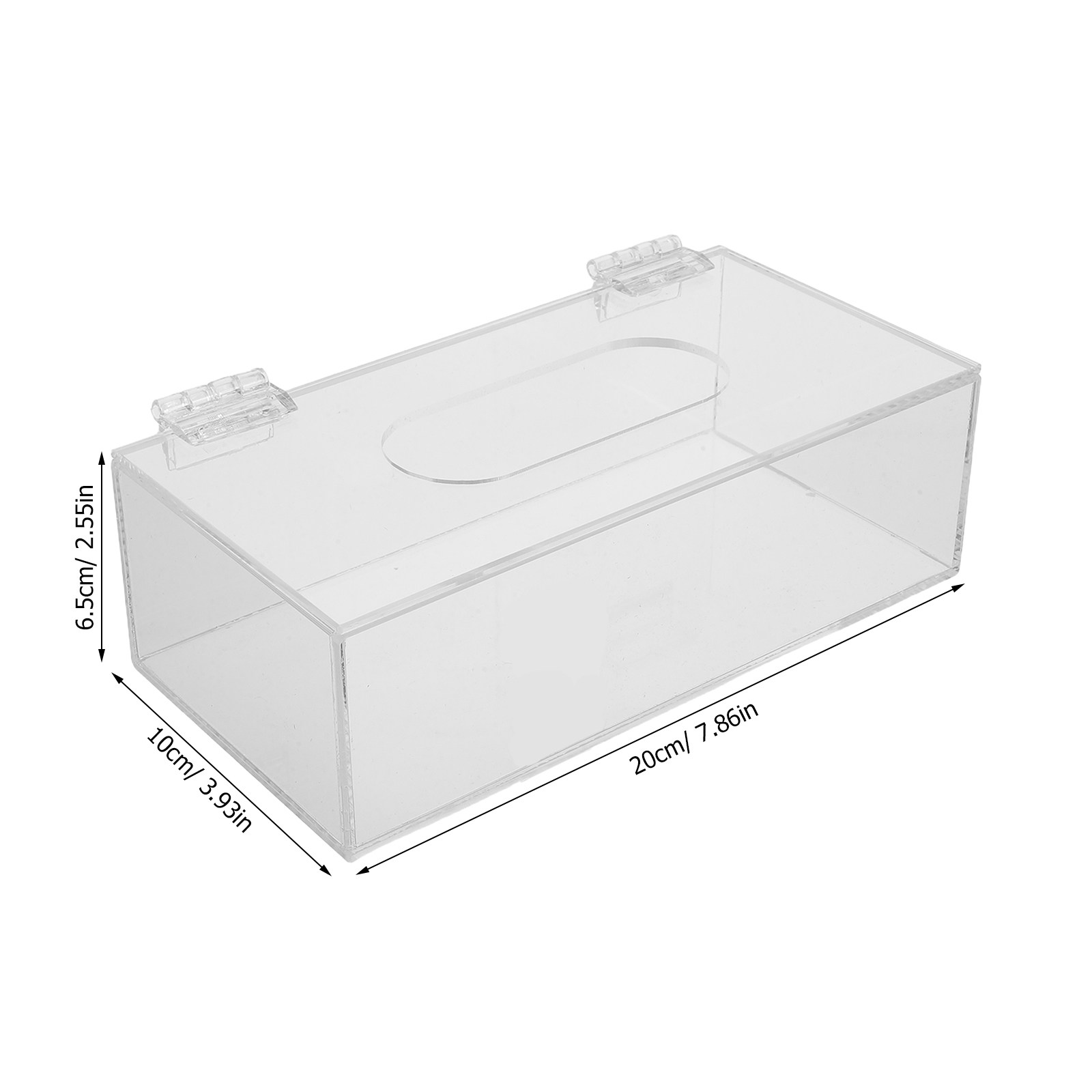 透明アクリル製フェイスマスク収納ボックス ヒンジ付き蓋 マス - Face Mask Storage Box のレビューと価格