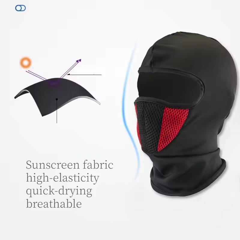 フルフェイスマスクサイクリング防風ヘッドギアオートバイバラク - Sports Mask Breathable のレビューと価格