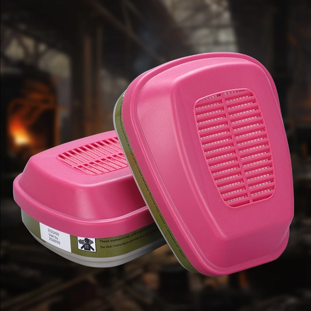P100保護多機能ガス/蒸気カートリッジ、ガスマスク用有機蒸 - Face Mask Storage Box のレビューと価格