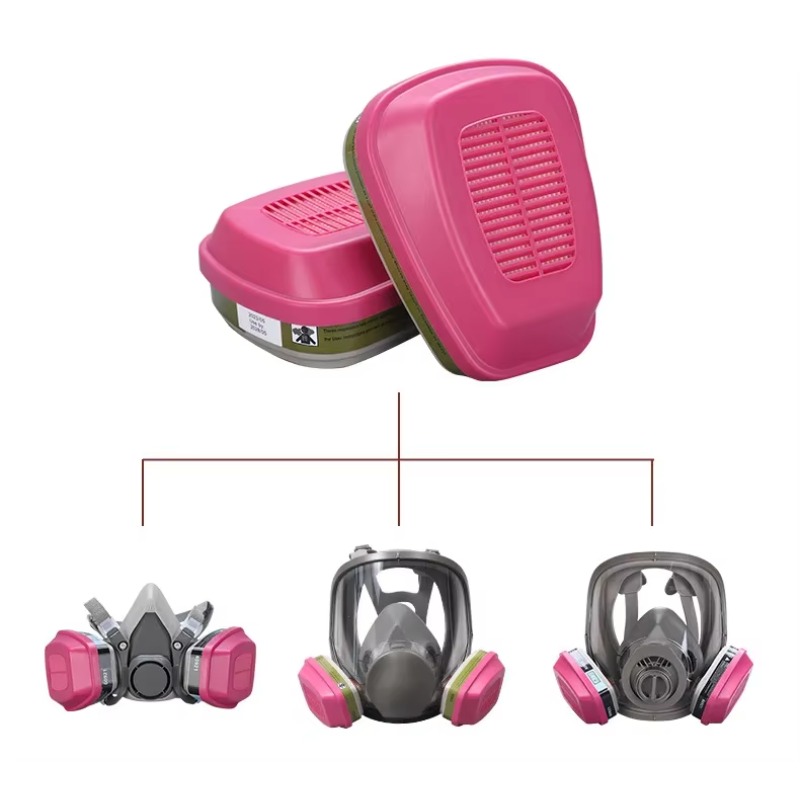 P100保護多機能ガス/蒸気カートリッジ、ガスマスク用有機蒸 - Face Mask Storage Box のレビューと価格