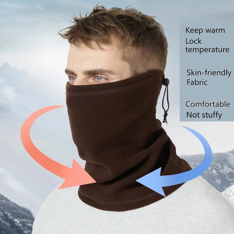 冬用ネックウォーマー ゲイター スカーフ 防風 サイクリング - Respirator Half Face のレビューと価格