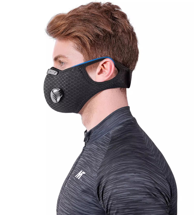 サイクリングマスク スポーツ 洗える 再利用可能 フィルター - Dust Mask Construction のレビューと価格