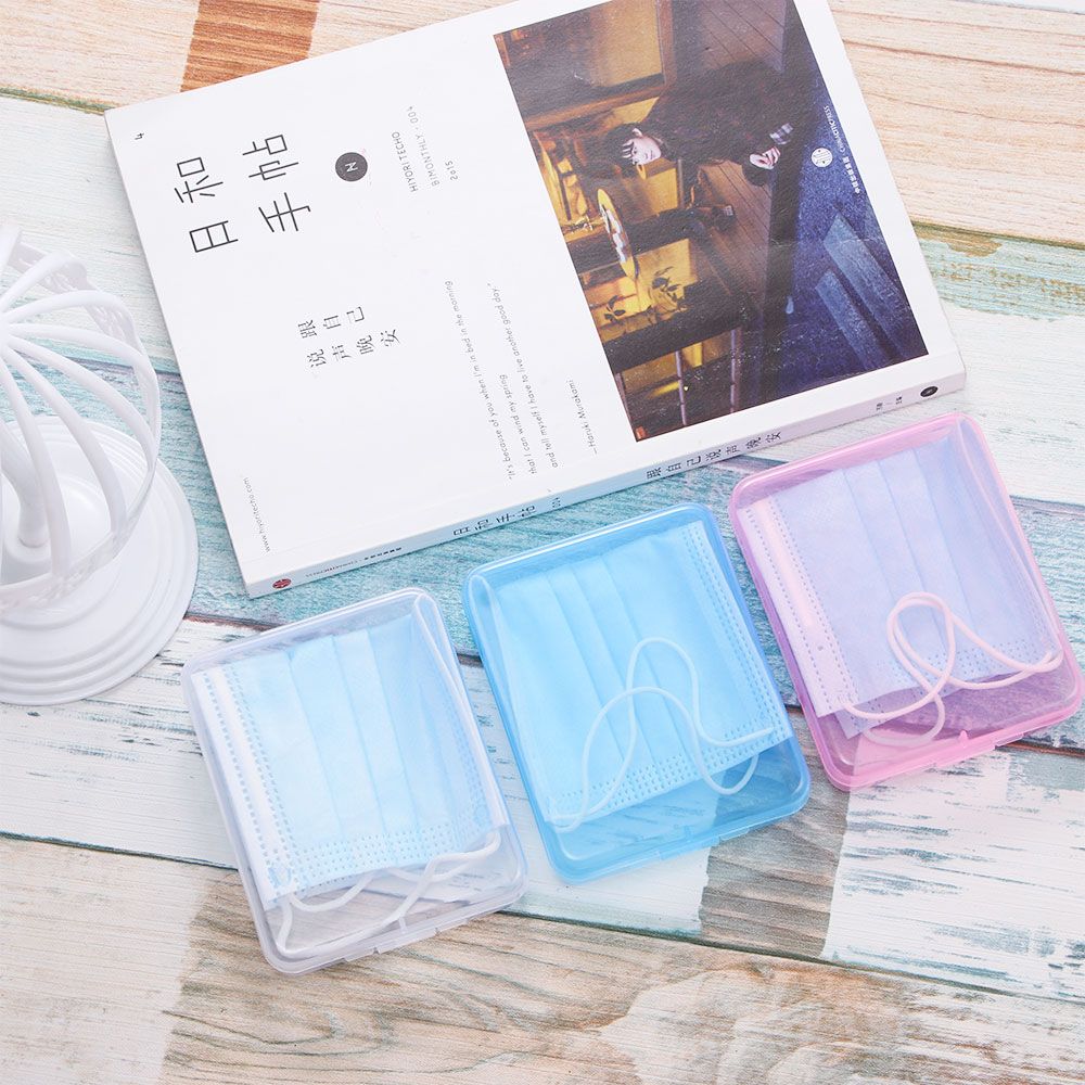 保護長方形コンテナ ポータブルフェイスマスク 使い捨て収納ボ - Face Mask Storage Box のレビューと価格