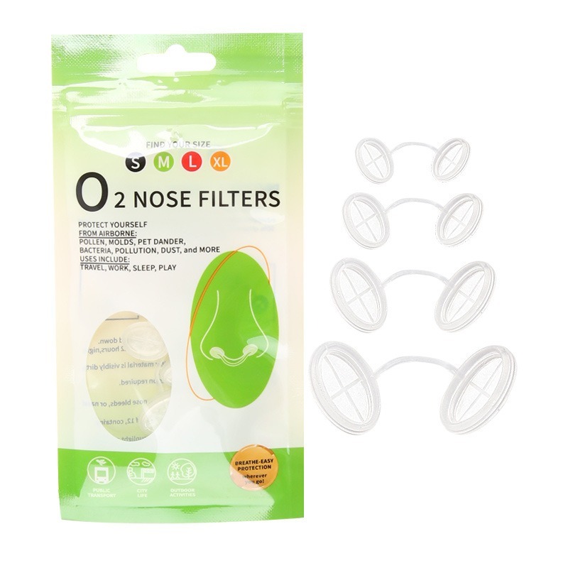 使い捨て透明鼻フィルタープラグ鼻拡張器防塵汚染物質ヘイズ工業 - Anti Pollution Mask のレビューと価格