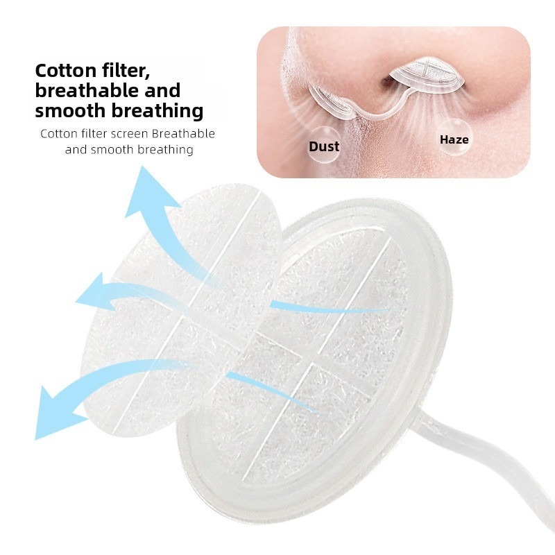 使い捨て透明鼻フィルタープラグ鼻拡張器防塵汚染物質ヘイズ工業 - Anti Pollution Mask のレビューと価格