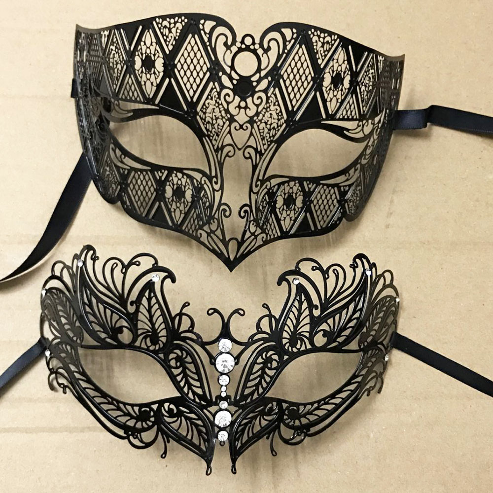 男性と女性のための高級シルバーマスク,メタリックレーザーカッ - Black Face Mask Pack のレビューと価格