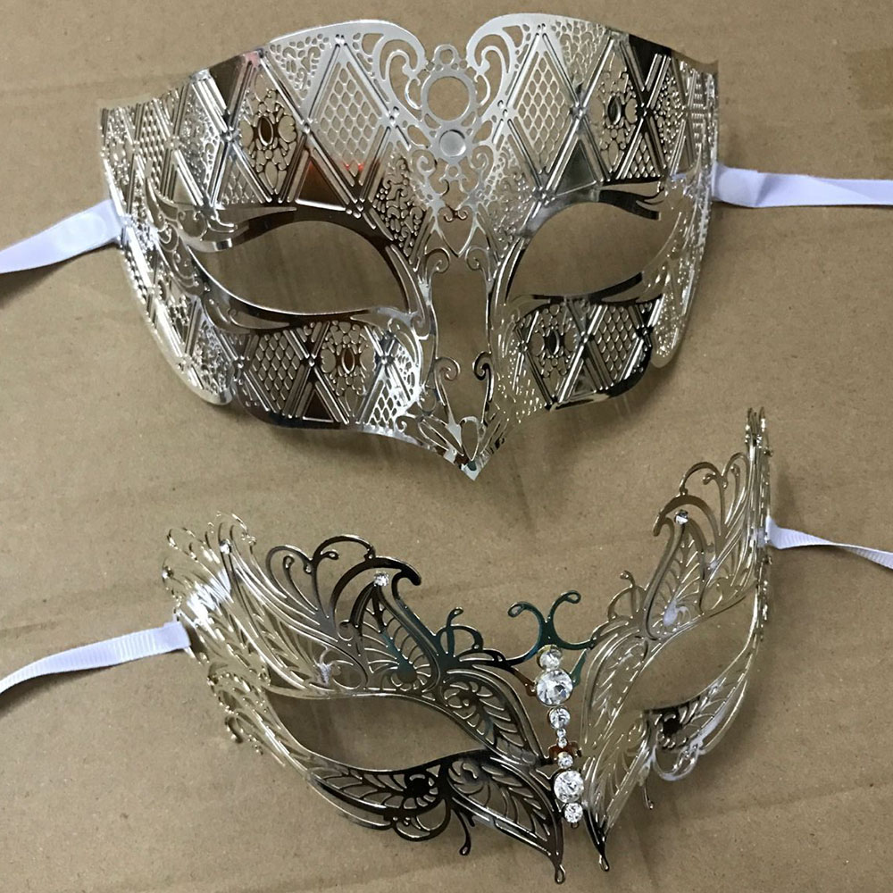 男性と女性のための高級シルバーマスク,メタリックレーザーカッ - Black Face Mask Pack のレビューと価格