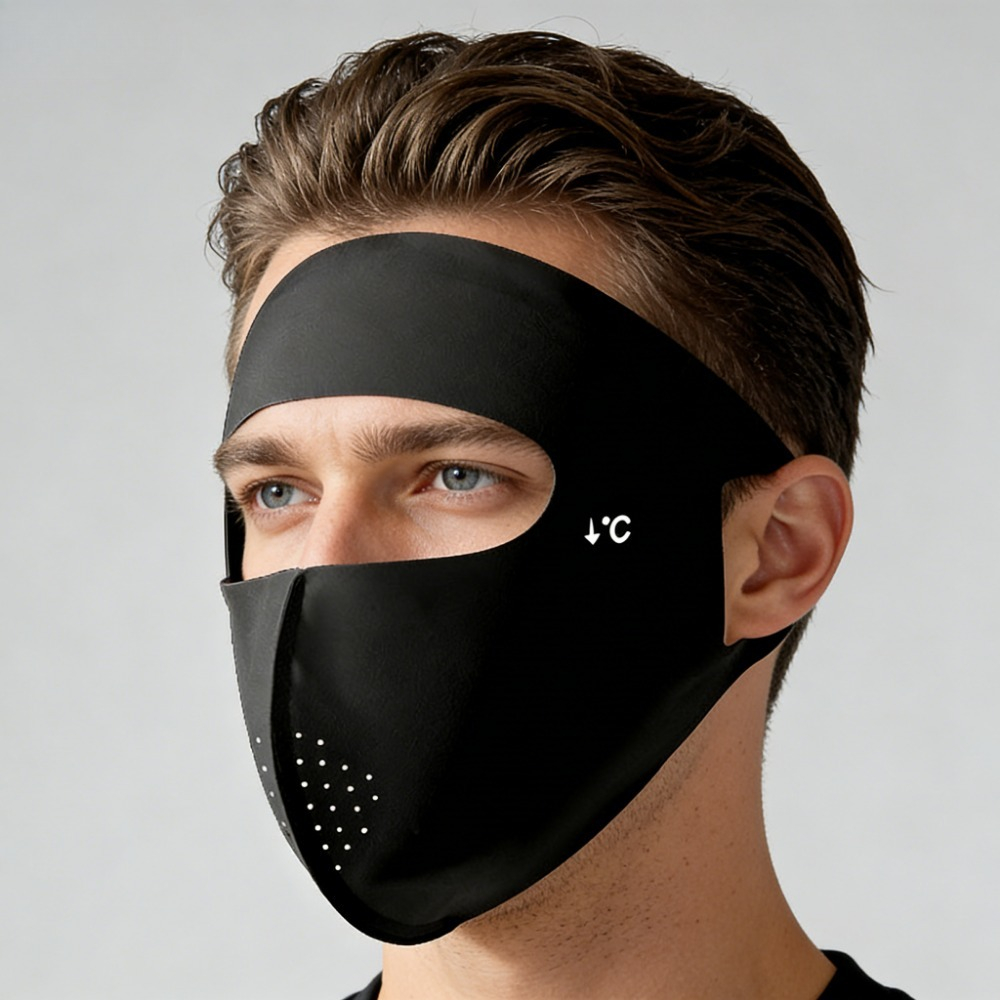 アイスシルク UV保護フェイスカバー 通気性のある再利用可能 - Sports Mask Breathable のレビューと価格