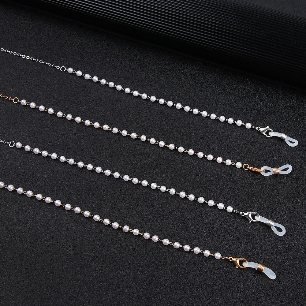 ファッションフラワービーズ眼鏡ホルダー落下防止滑り止めマスク - Mask Chain Holder のレビューと価格