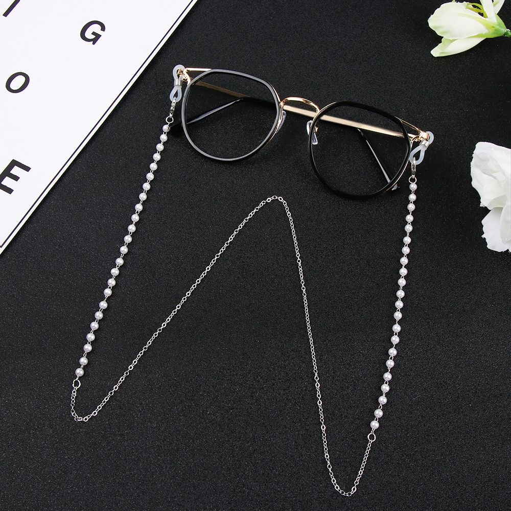 ファッションフラワービーズ眼鏡ホルダー落下防止滑り止めマスク - Mask Chain Holder のレビューと価格