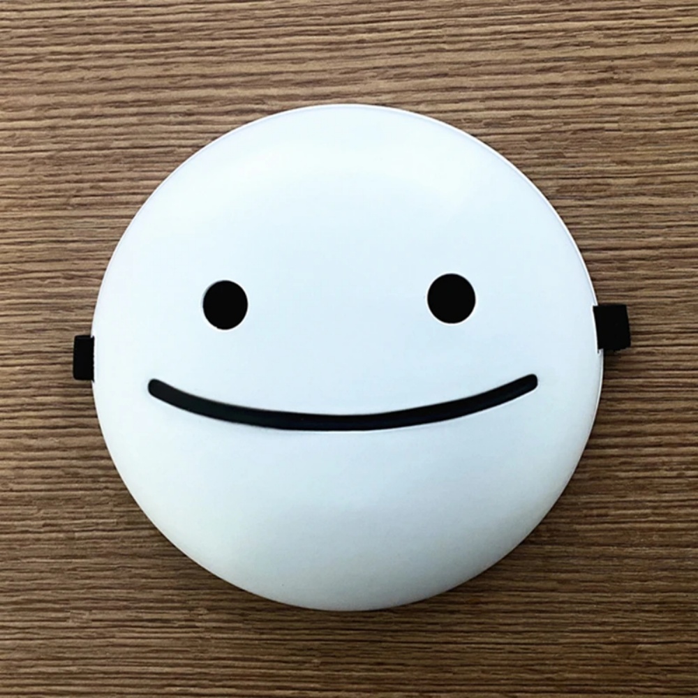 アニメドリームコスプレスマイルマスク大人用フルフェイスホワイ - Kids Face Mask のレビューと価格
