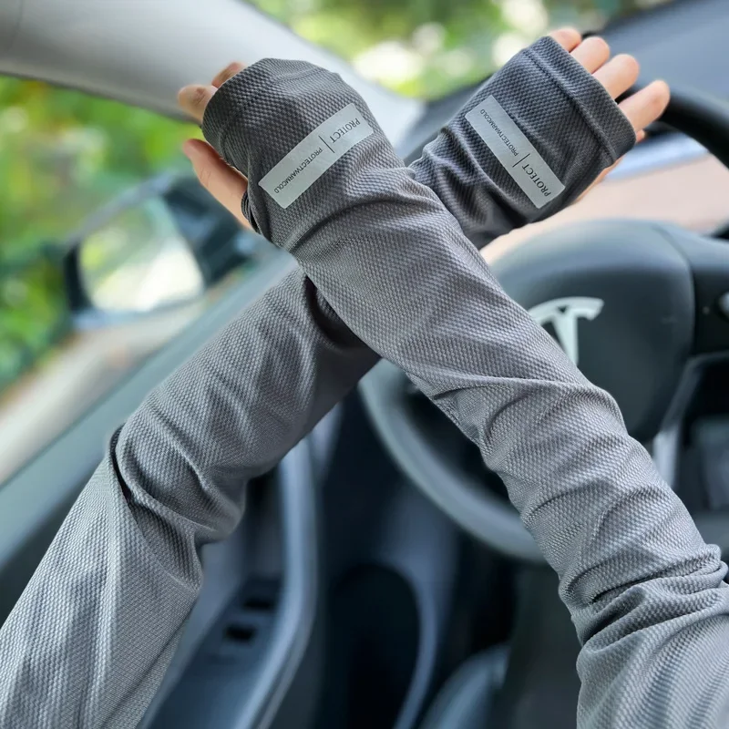 アイスシルクサンスリーブ、運転用UV保護アームカバー（フェイ - Sports Mask Breathable のレビューと価格