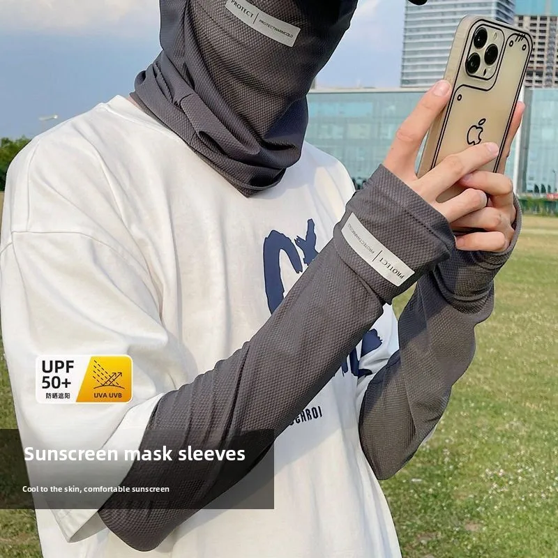 アイスシルクサンスリーブ、運転用UV保護アームカバー（フェイ - Sports Mask Breathable のレビューと価格