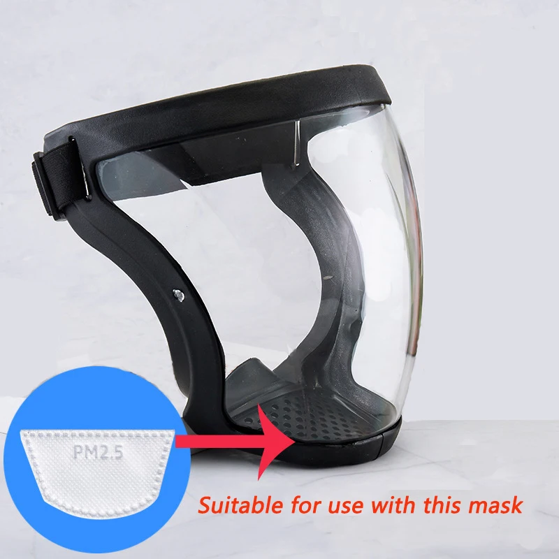 透明保護マスク,防風マスク,防滴,安全メガネ,防塵,pm 2 - Anti Pollution Mask のレビューと価格