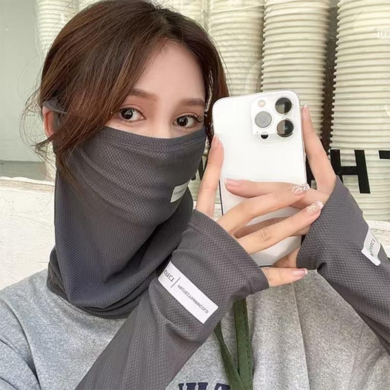 アイスシルク日焼け止めセット*フェイスマスク+アームスリーブ - Sports Mask Breathable のレビューと価格