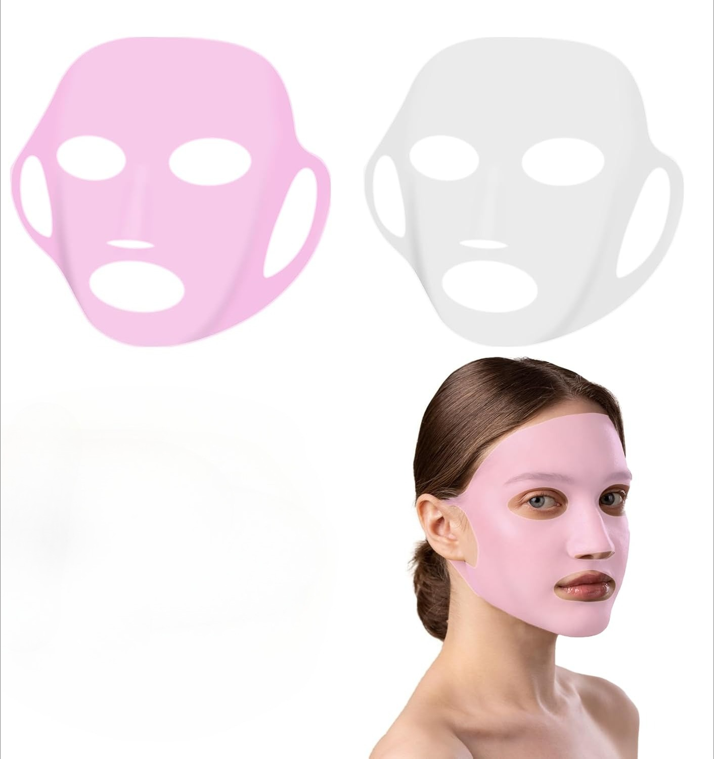 シリコーンフェイスマスクホルダー 再利用可能なシリコーンフェ - Silicone Mask Bracket のレビューと価格