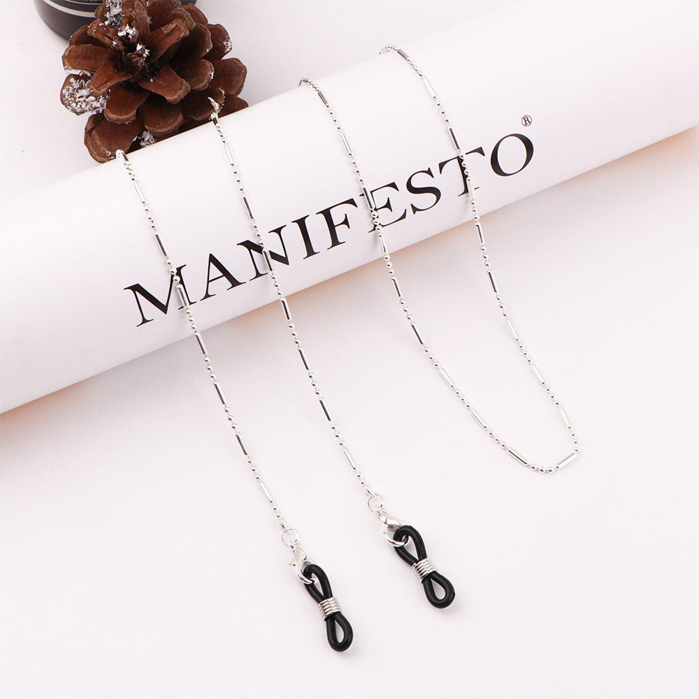 レトロトレンディなネックストラップ女性ミニマリスト男性ビーズ - Mask Chain Holder のレビューと価格