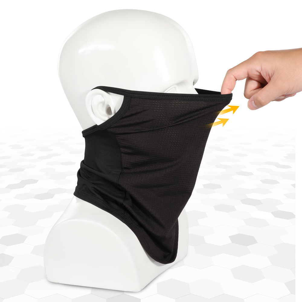 1/2 個アイスシルクフェイスマスク通気性サイクリングバイザ - Kids Face Mask のレビューと価格