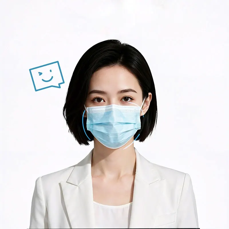50 個/100 個/150 個プレミアムコンフォートイヤー - Disposable Mask Blue のレビューと価格