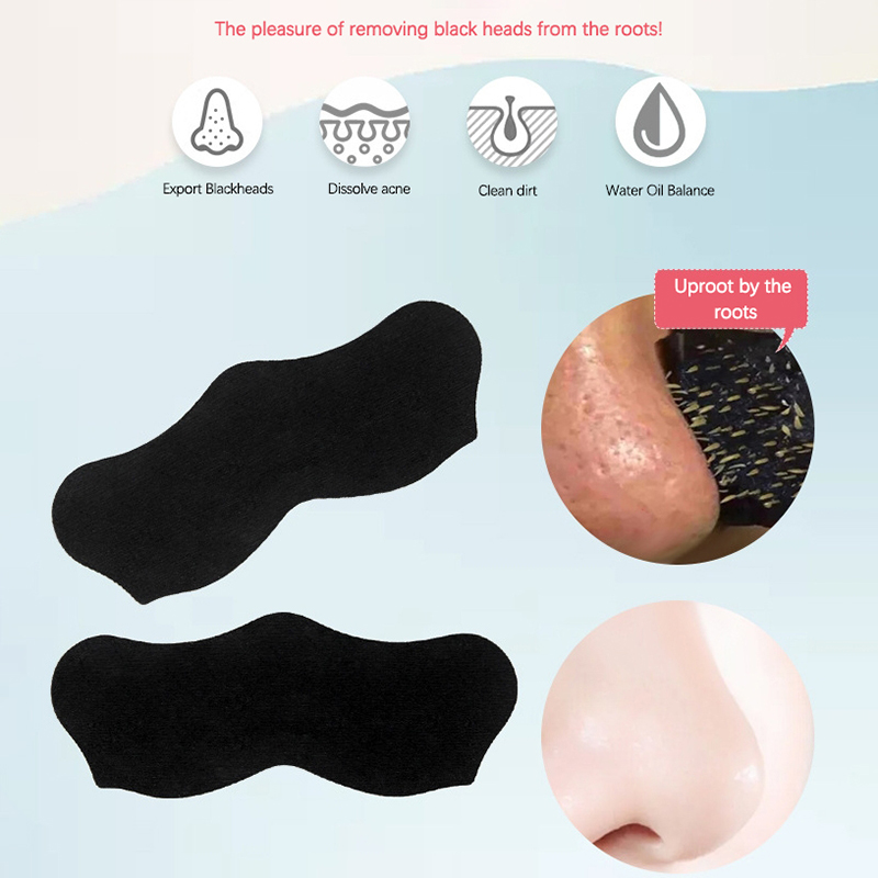 10枚入り 男女兼用 黒ずみ除去マスク 鼻パック 毛穴ケア  - Black Face Mask Pack のレビューと価格