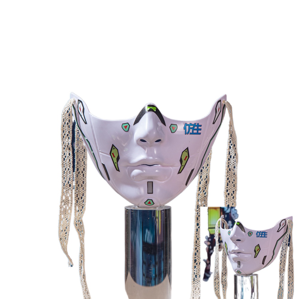 レッドリップハーフフェイス COS 美容小道具装飾コレクショ - Respirator Half Face のレビューと価格