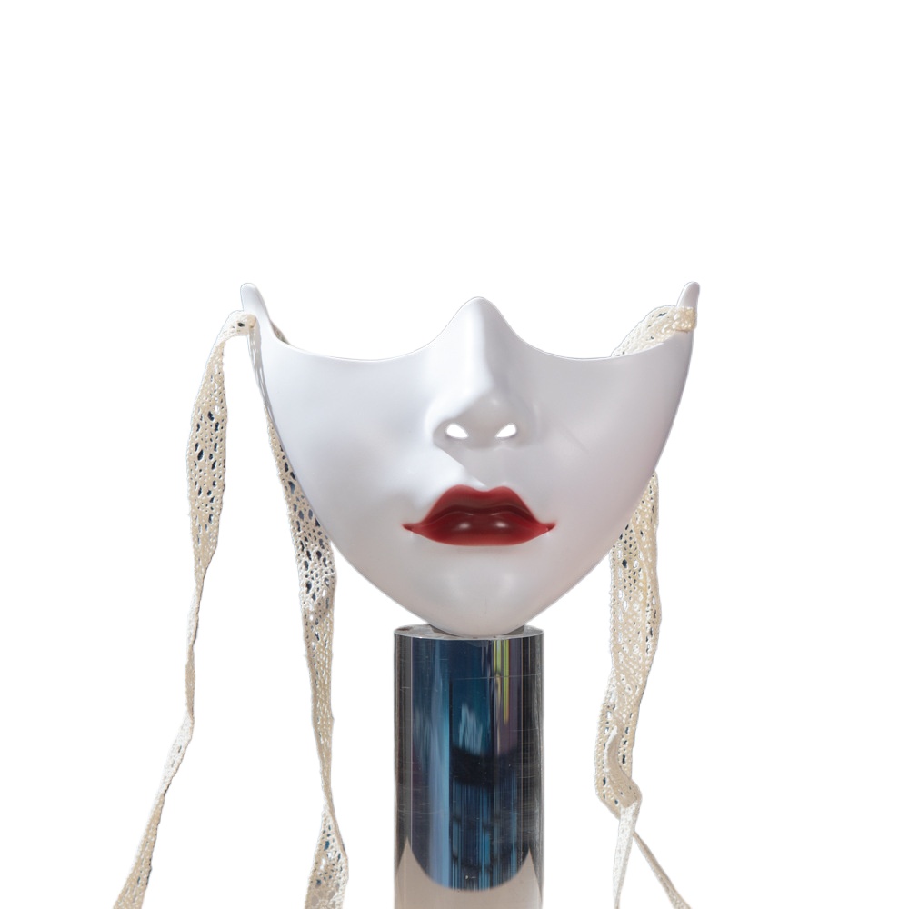 レッドリップハーフフェイス COS 美容小道具装飾コレクショ - Respirator Half Face のレビューと価格