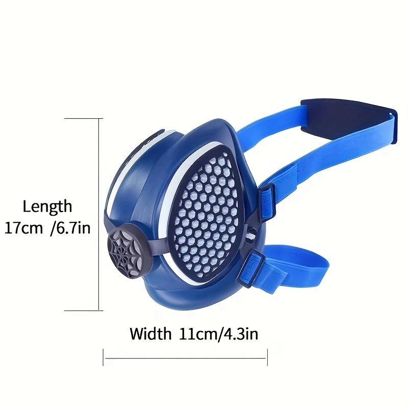 交換可能で再利用可能なフィルター付きシリコンハーフマスクマス - Respirator Half Face のレビューと価格