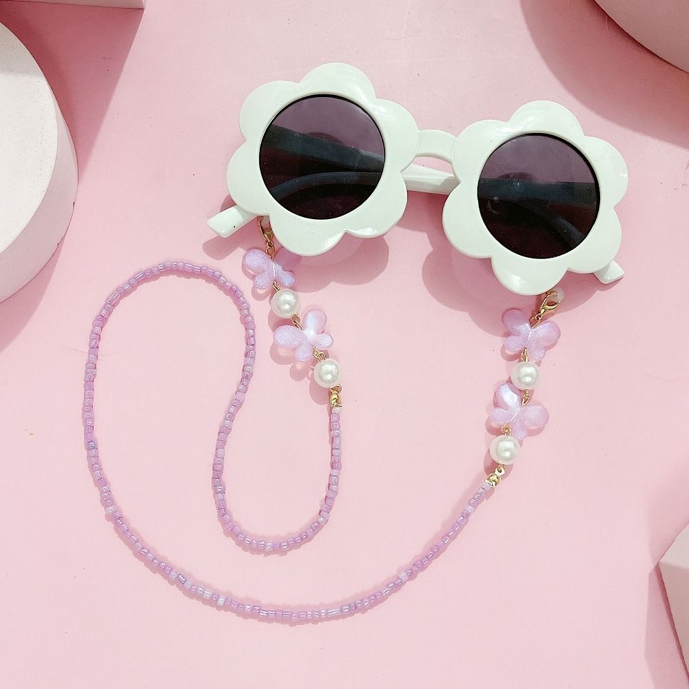 調節可能なサングラスストラップ、滑り止め読書用メガネ、蝶とパ - Mask Lanyard Adjustable のレビューと価格