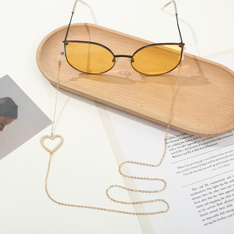 2022 ファッションメガネチェーン女性のためのパールマスク - Mask Chain Holder のレビューと価格