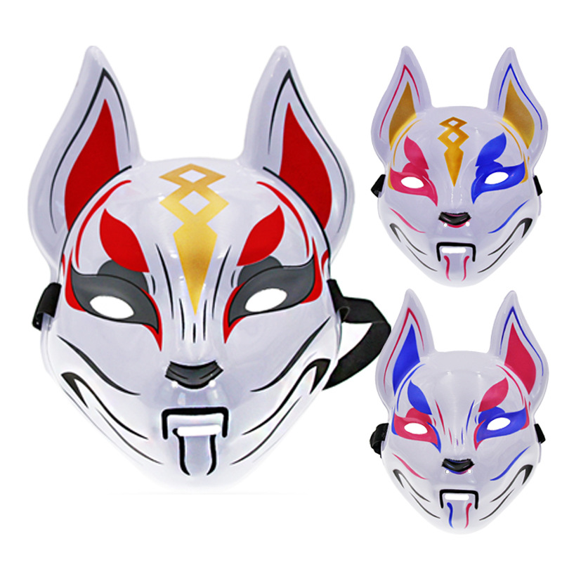 キツネマスク 日本コスプレマスク ハーフフェイス PVC 歌 - Respirator Half Face のレビューと価格