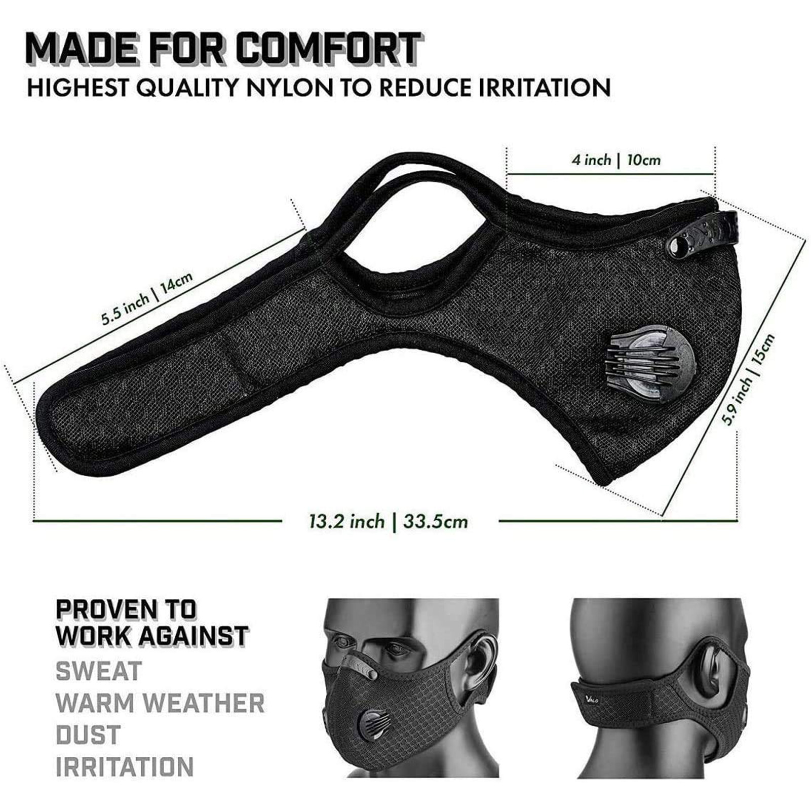 ユニセックス防風ライディングマスク活性炭マスクアウトドアスポ - Anti Pollution Mask のレビューと価格