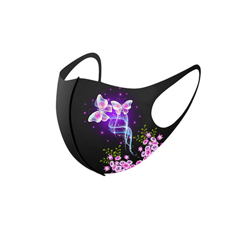 新しいアイスシルクスクリーン印刷の華虎迪マスクは、洗える黒の - Cloth Face Mask Washable のレビューと価格