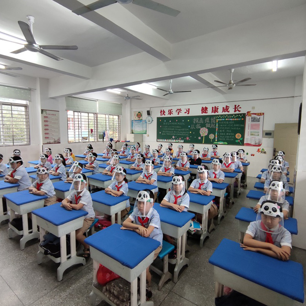 2 個の保護フェイスガード子供用漫画マスク防曇スプラッシュシ - Kids Face Mask のレビューと価格
