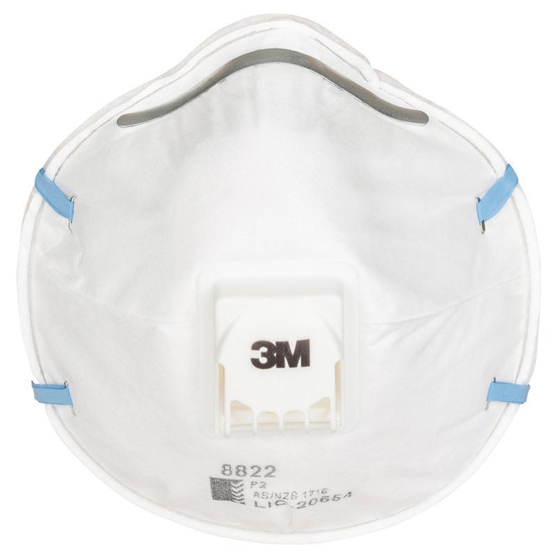3M 8822 防護マスク 粒子状物質、霧、花粉、粉塵、研磨 - Dust Mask Construction のレビューと価格